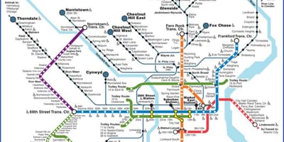 Septa வரைபடம் பிலடெல்பியா