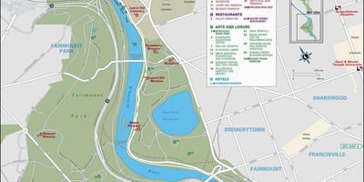 வரைபடம் fairmount park பிலடெல்பியா